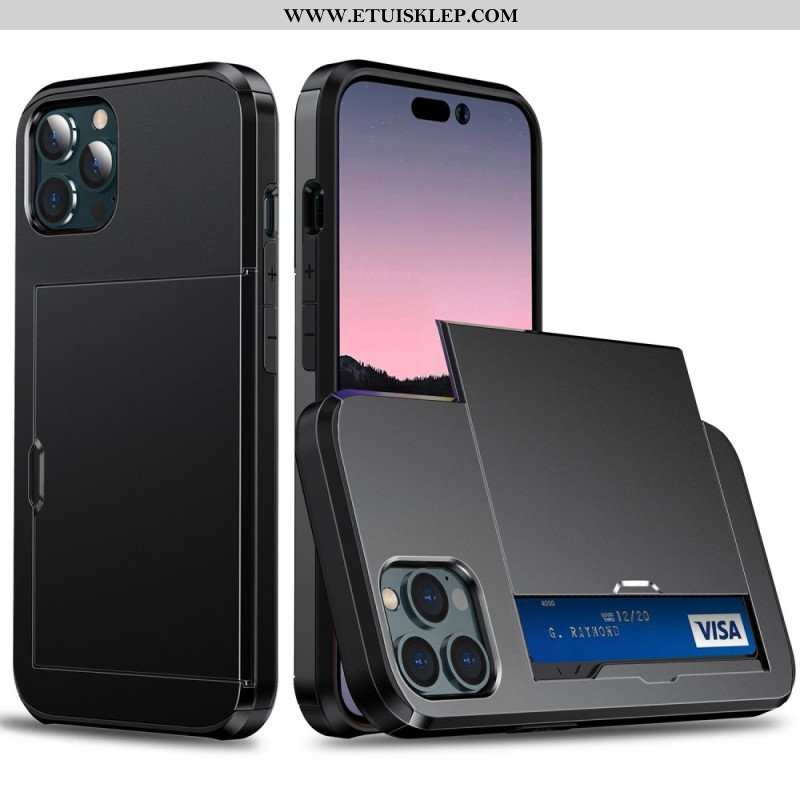 Etui do iPhone 14 Pro Max Dwa Zapinane Na Zamek Etui Na Karty